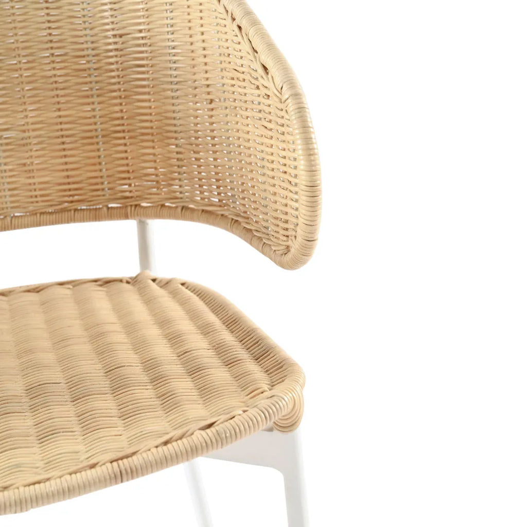 Lily Dining Chair Natural/White