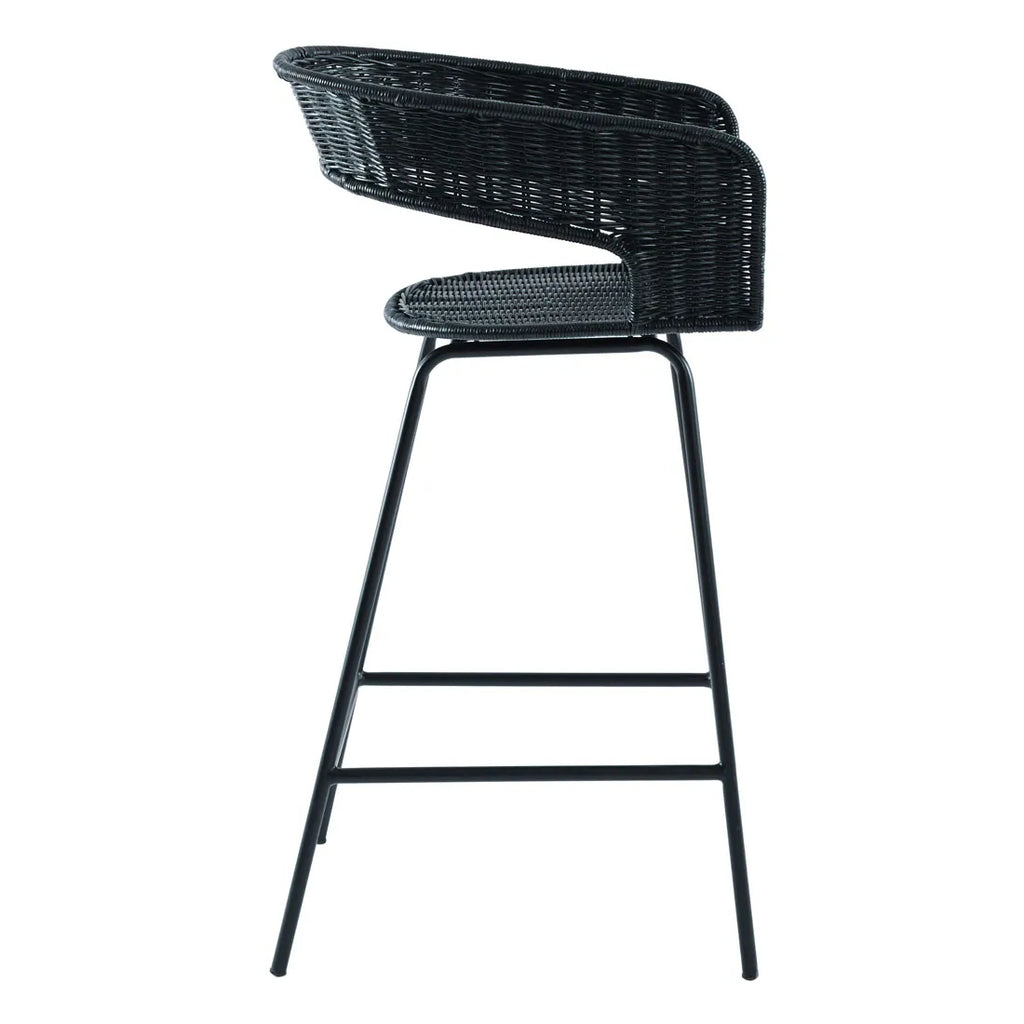 Charlotte Barstool Black