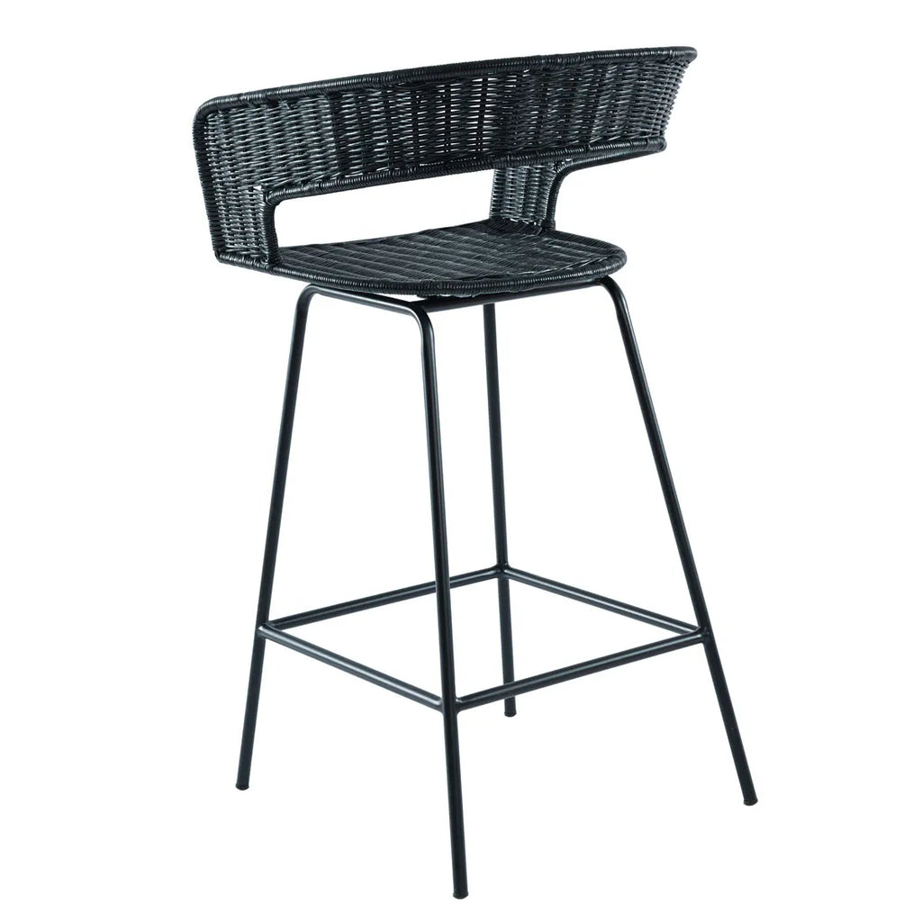 Charlotte Barstool Black