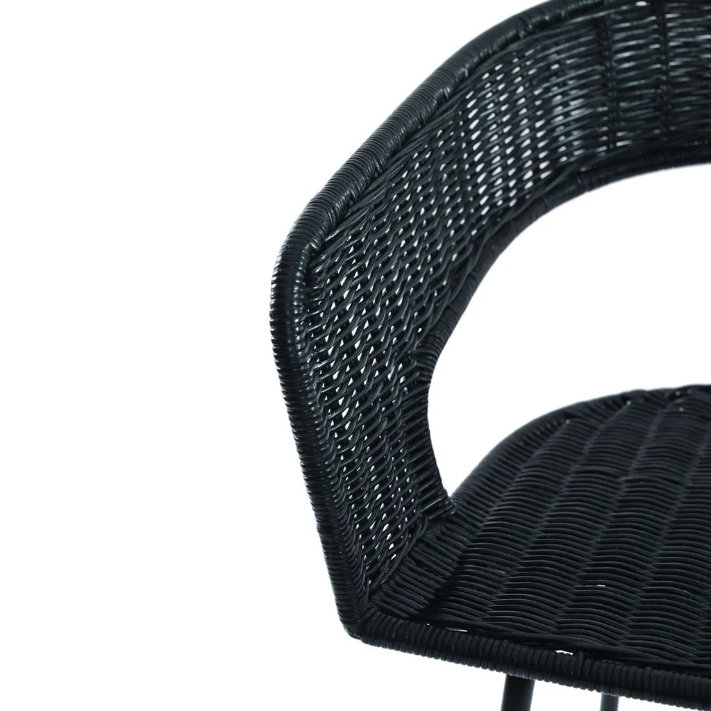 Charlotte Barstool Black