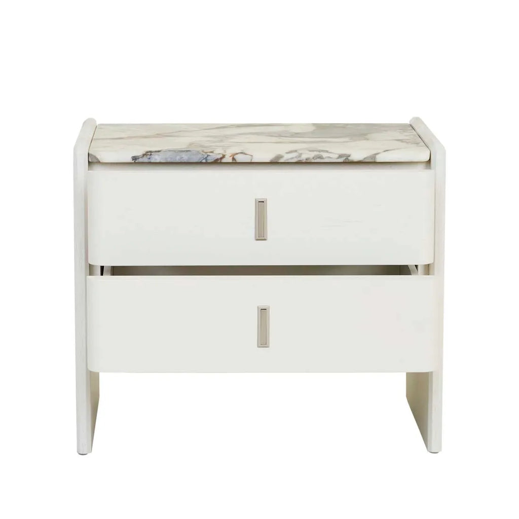 Pearce Marble Bedside Bone