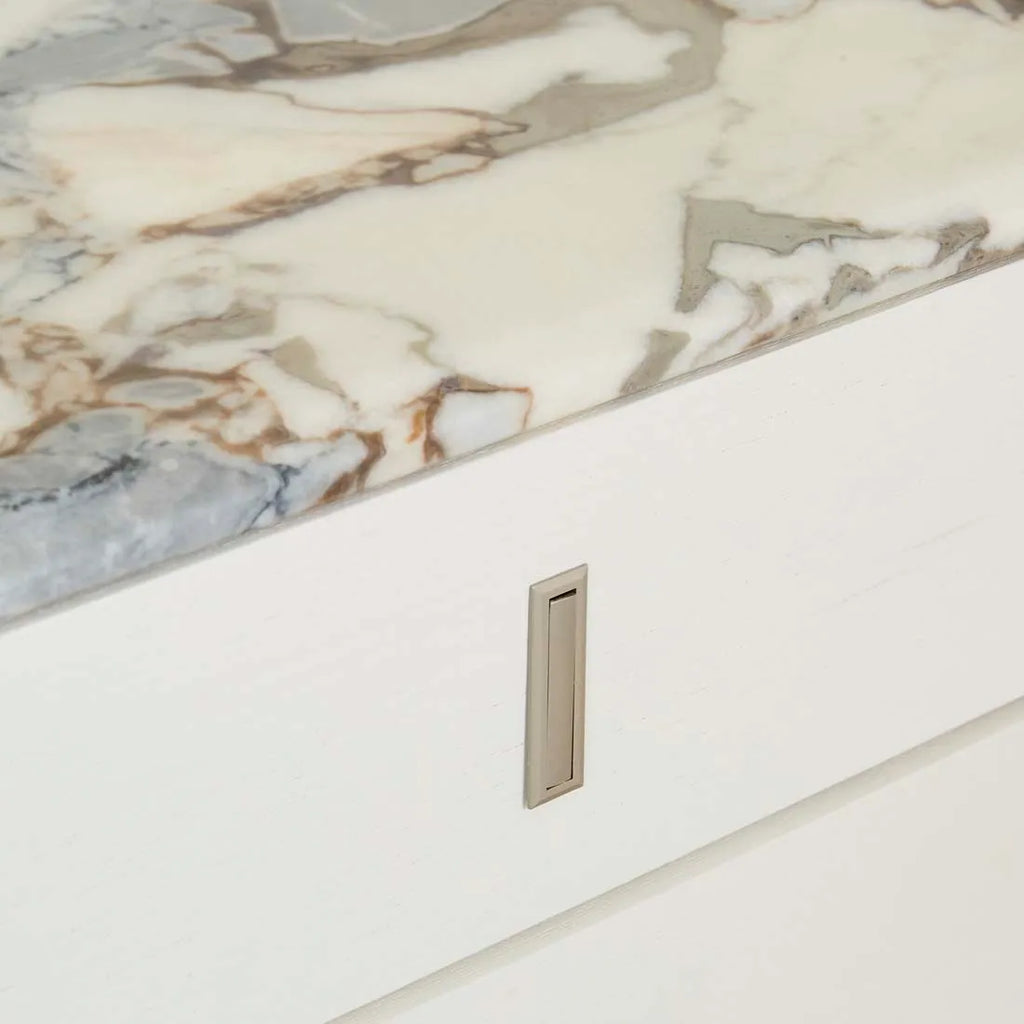 Pearce Marble Bedside Bone