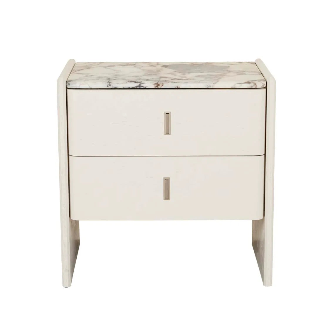 Pearce Marble Bedside Tall Bone