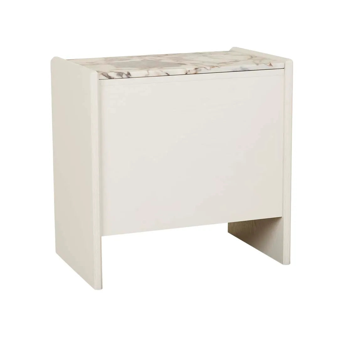 Pearce Marble Bedside Tall Bone