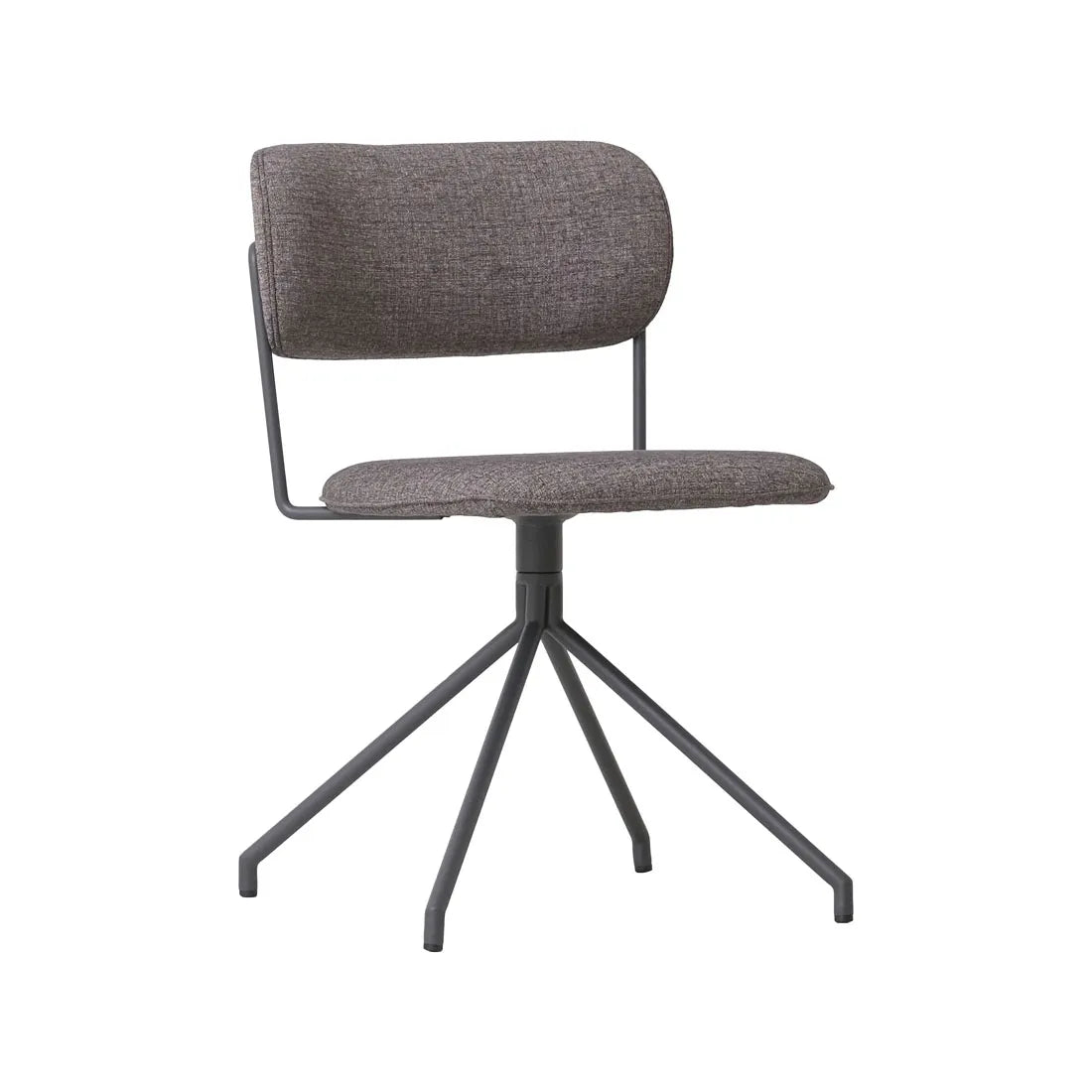 Piccolo Spider Leg Office Chair Carbon Tweed