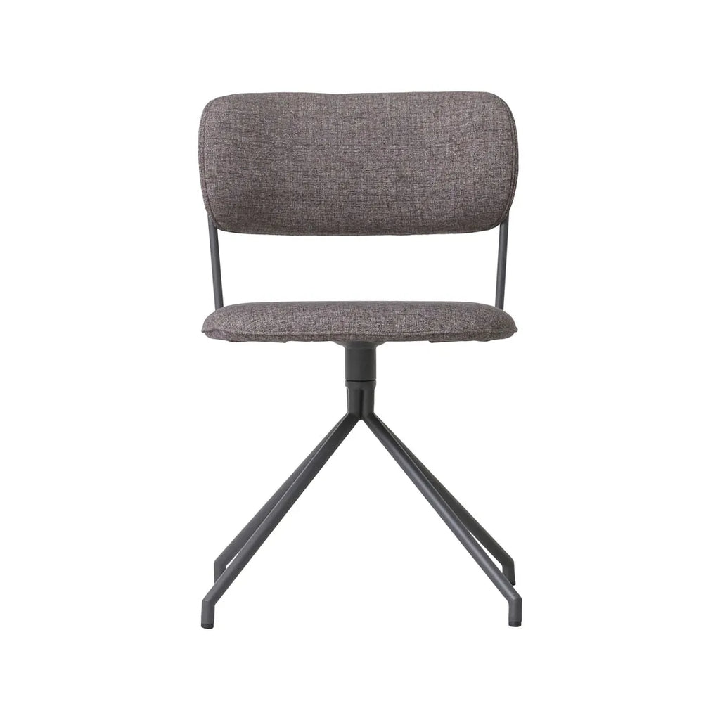 Piccolo Spider Leg Office Chair Carbon Tweed