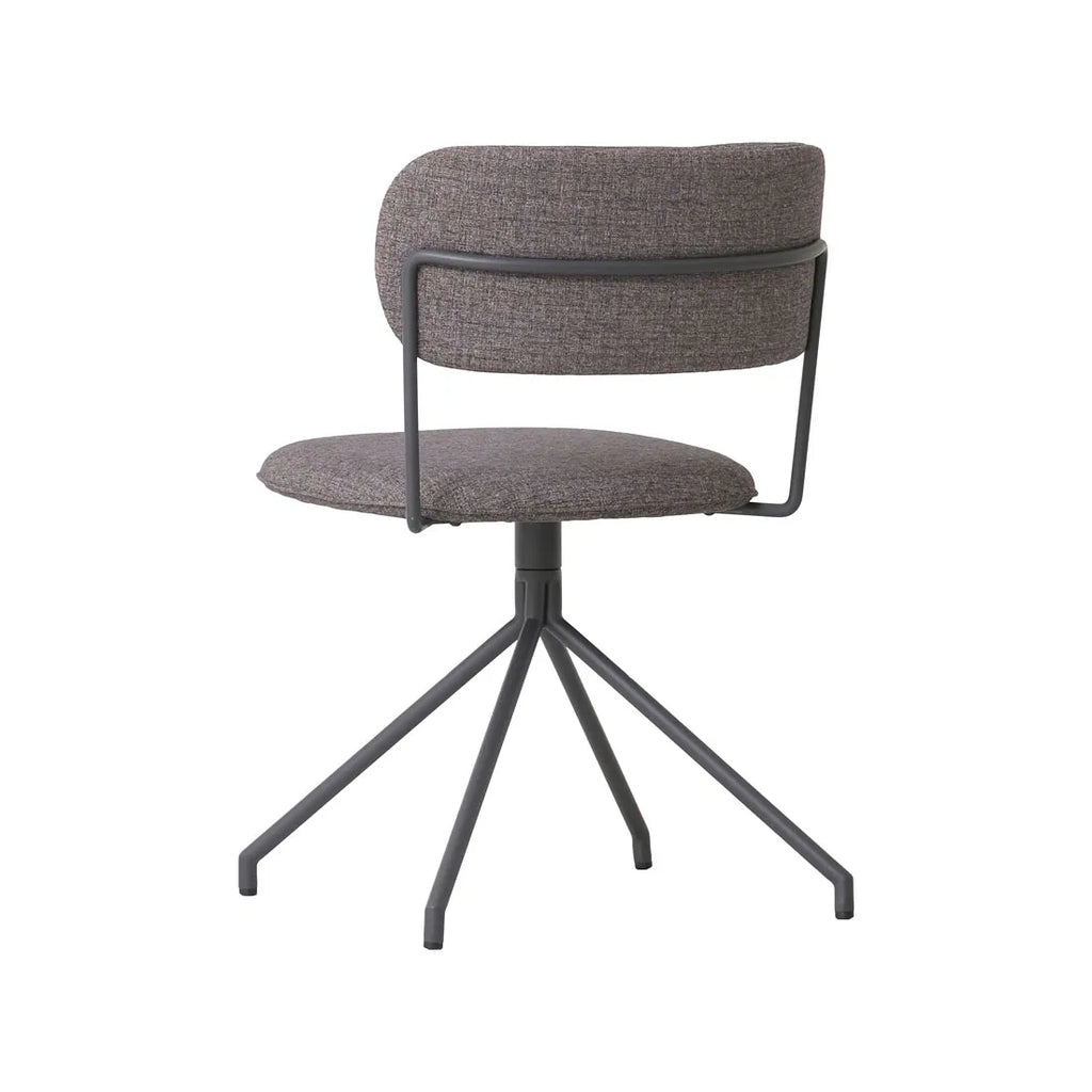Piccolo Spider Leg Office Chair Carbon Tweed