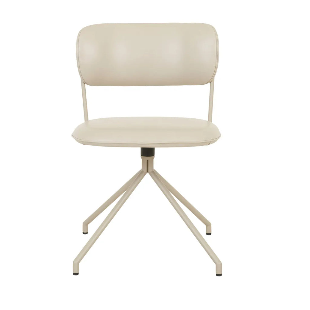 Piccolo Spider Leg Office Chair Sandstone