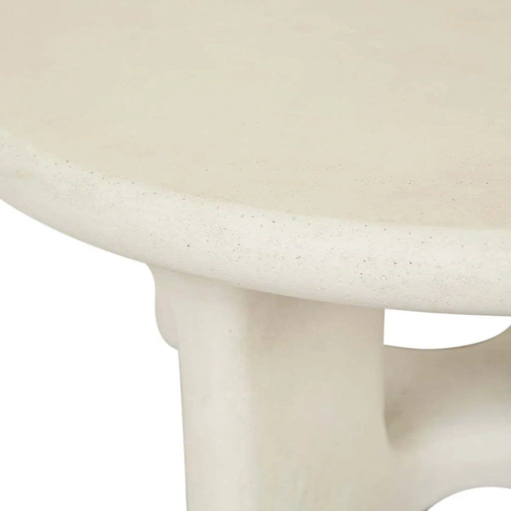 Petra Round Coffee Table Ivory