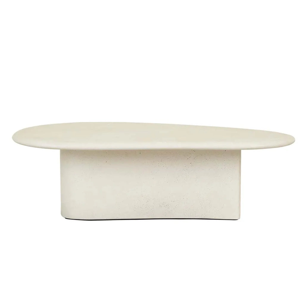 Petra Curve Coffee Table Ivory