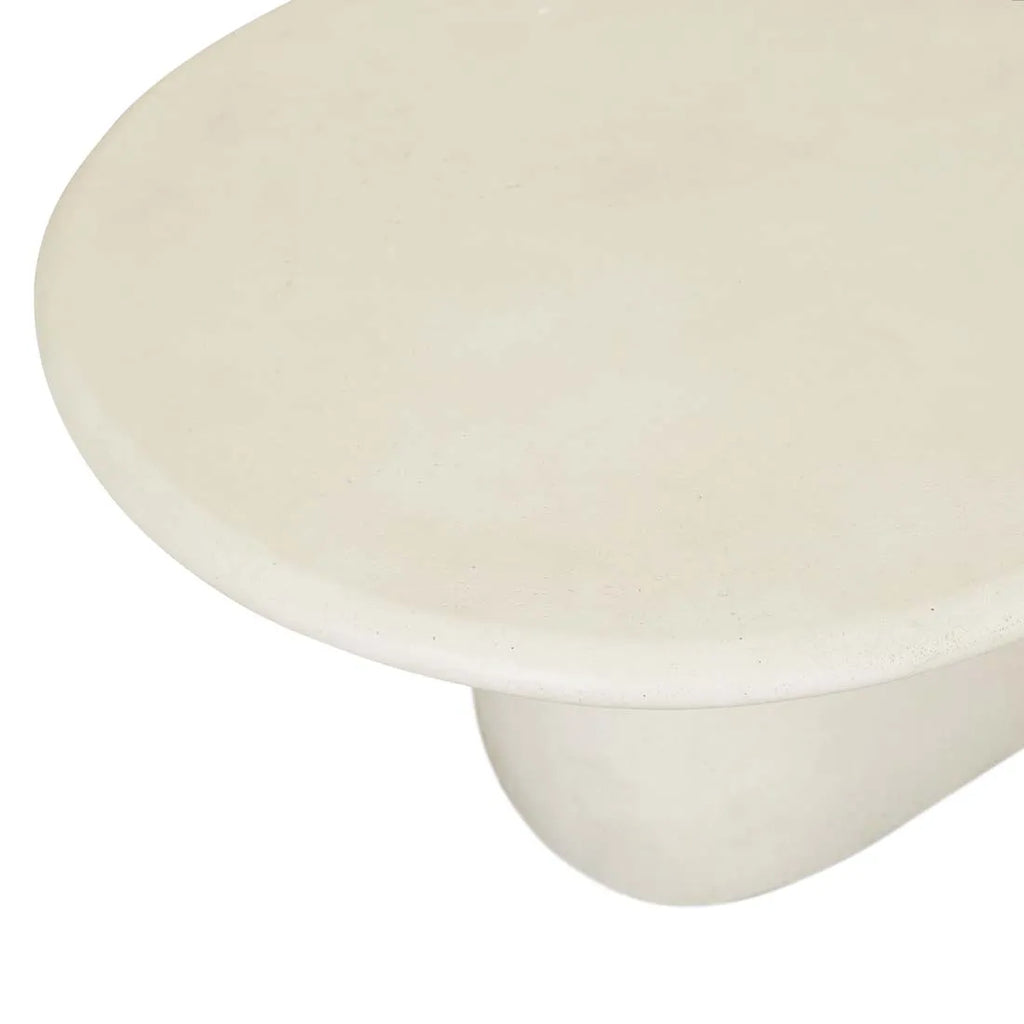 Petra Curve Coffee Table Ivory