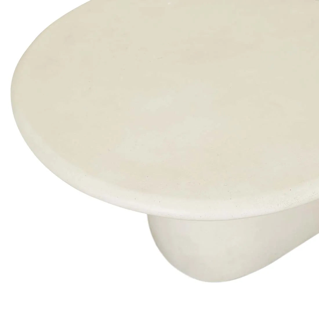Petra Curve Coffee Table Ivory