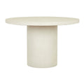 Petra Round Dining Table Ivory