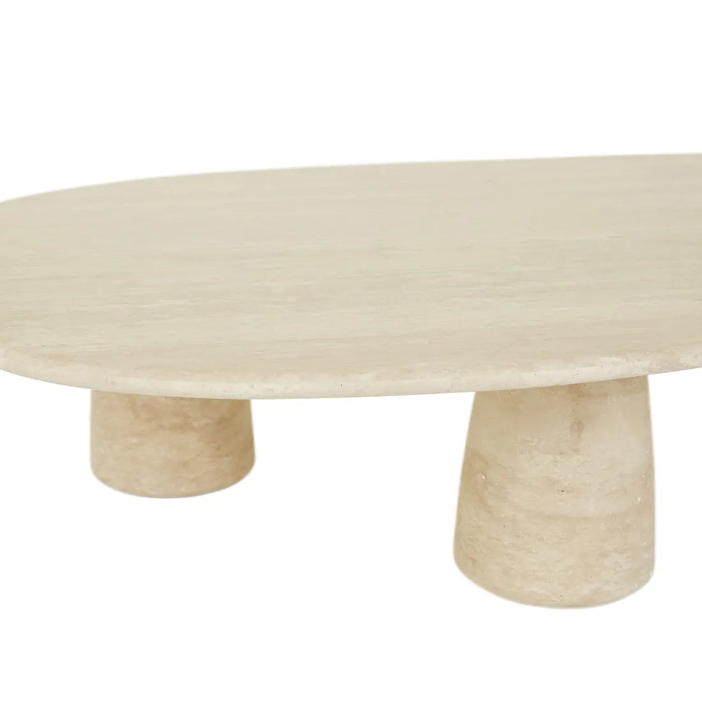 Puddle Coffee Table Natural Travertine