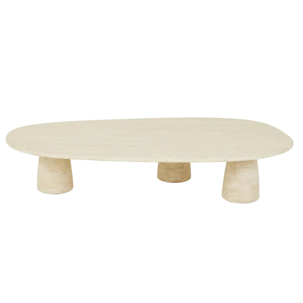 Puddle Coffee Table Natural Travertine