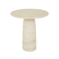 Puddle Side Table Natural Travertine