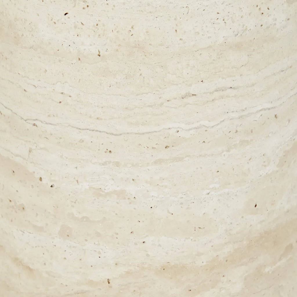 Puddle Side Table Natural Travertine