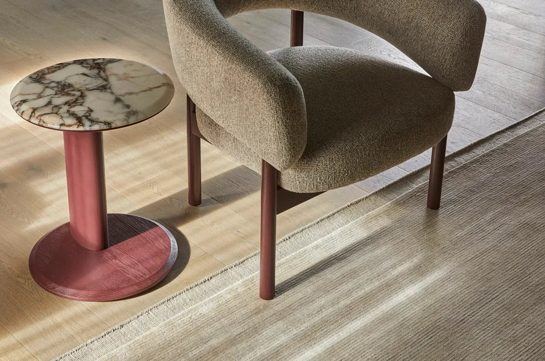 Rudy Marble Side Table Matt Ocean/Shiraz
