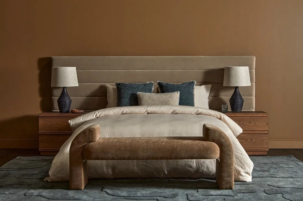 Juno Aubury Bench Frosted Clay
