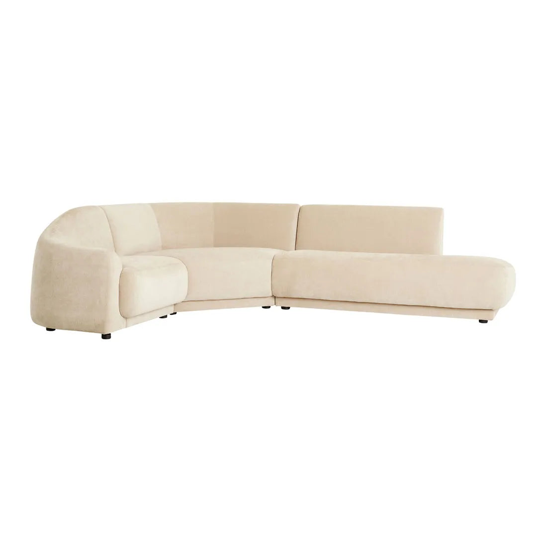 Juno Pebble Right Arm Sofa Soft Wheat