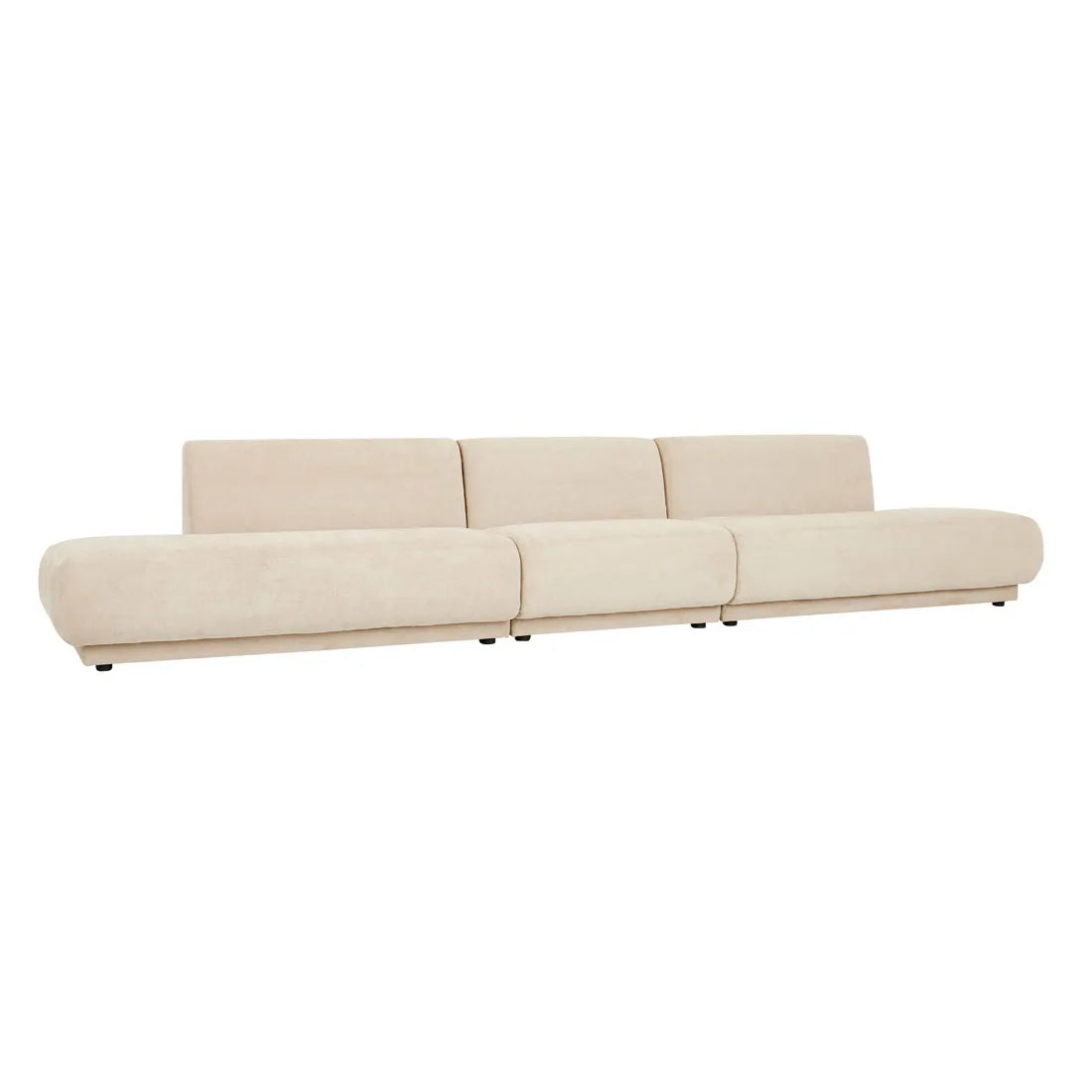 Juno Pebble Right Chaise Soft Wheat