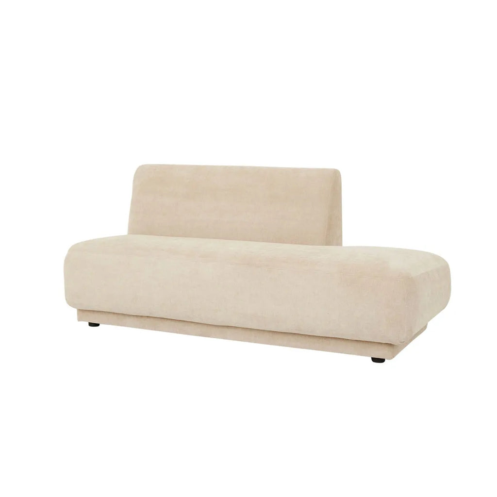 Juno Pebble Right Chaise Soft Wheat