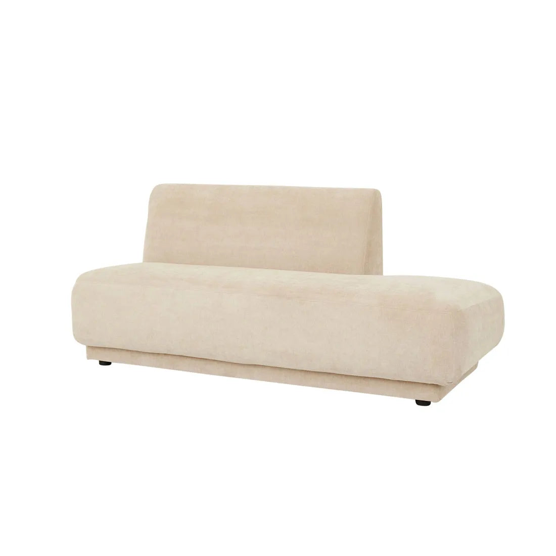 Juno Pebble Right Chaise Soft Wheat
