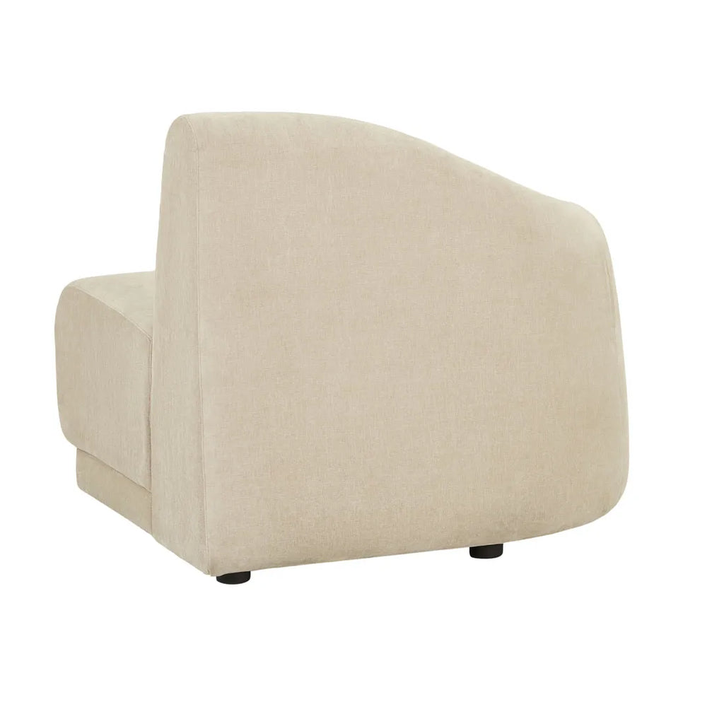 Juno Pebble Left Arm Sofa Soft Wheat