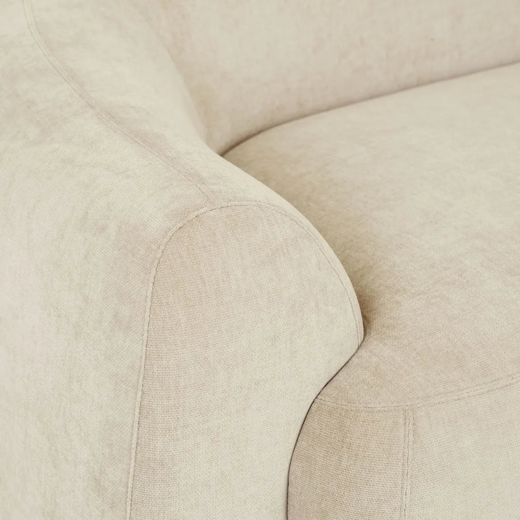 Juno Pebble Left Arm Sofa Soft Wheat