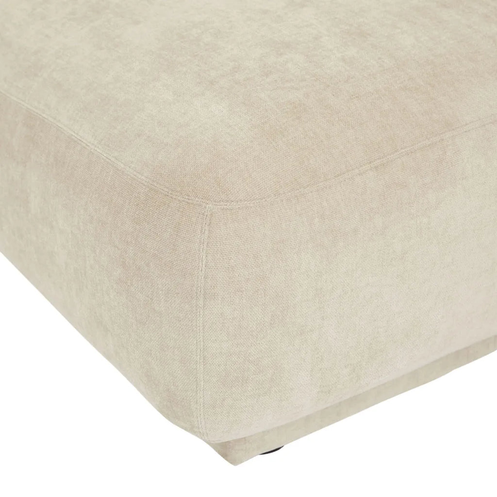 Juno Pebble Left Chaise Soft Wheat