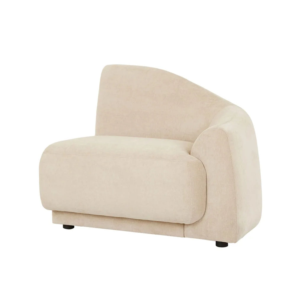 Juno Pebble Right Arm Sofa Soft Wheat