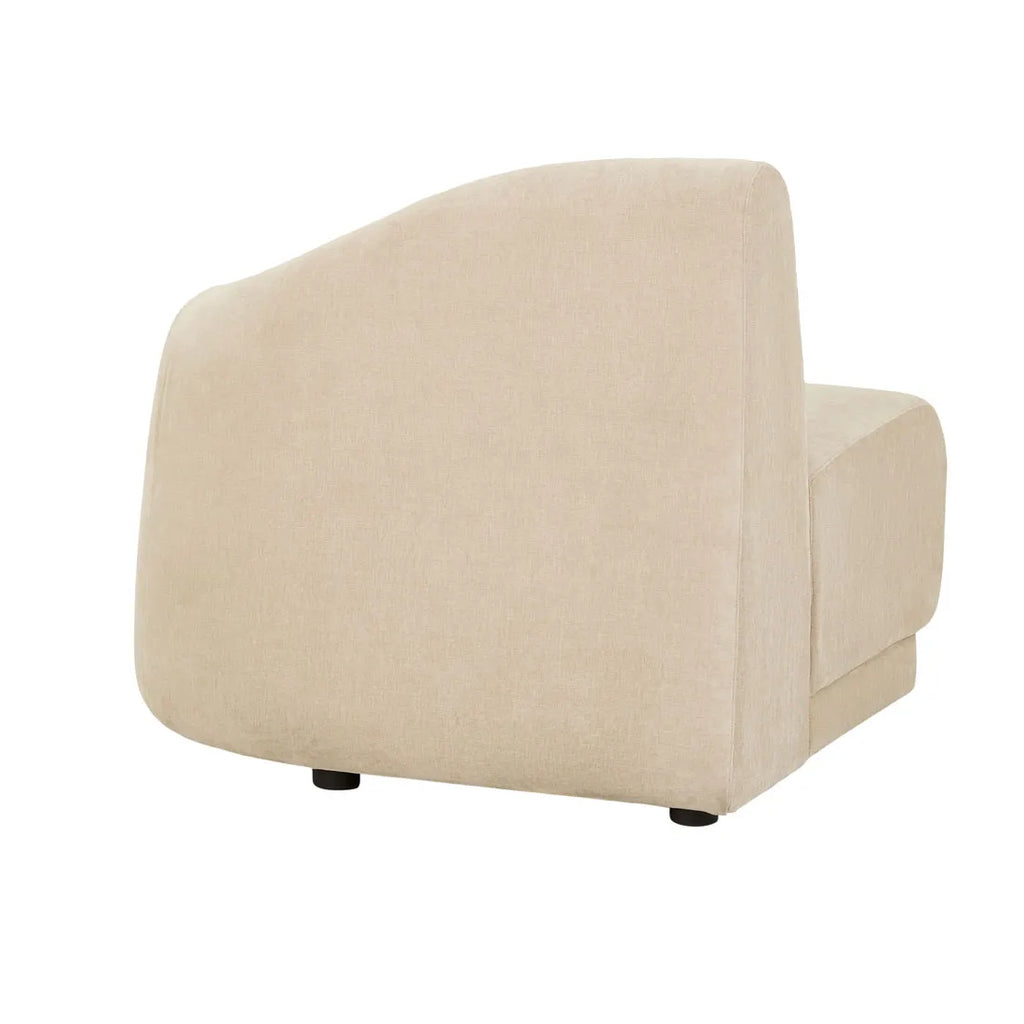 Juno Pebble Right Arm Sofa Soft Wheat