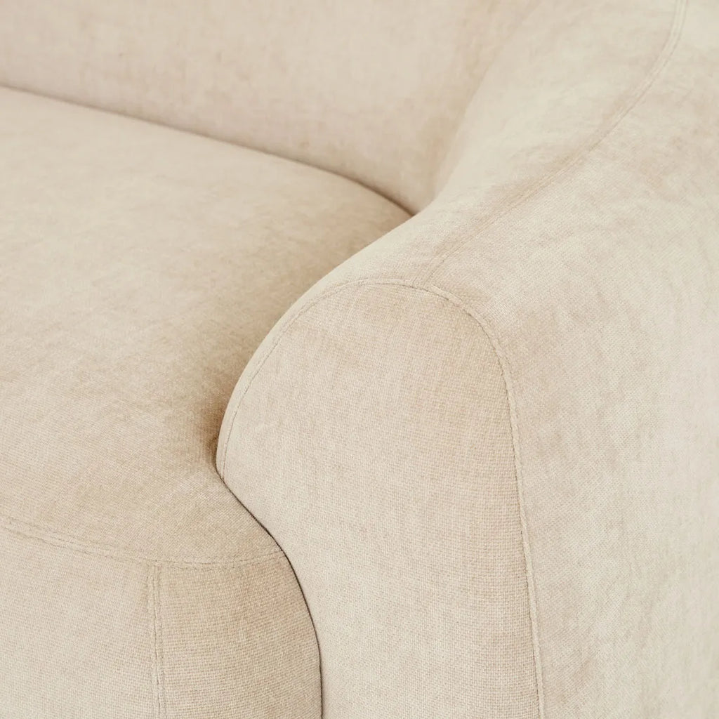 Juno Pebble Right Arm Sofa Soft Wheat