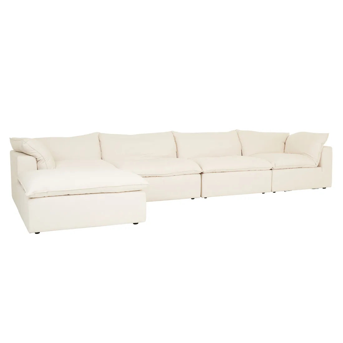Madrid Retreat Centre Sofa Oat Linen