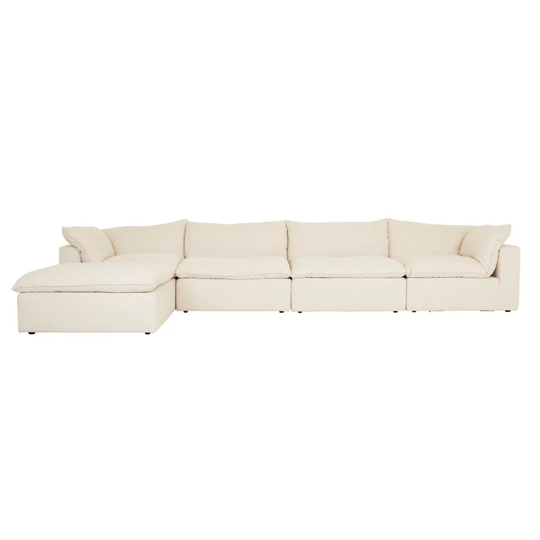 Madrid Retreat Corner Sofa Oat Linen