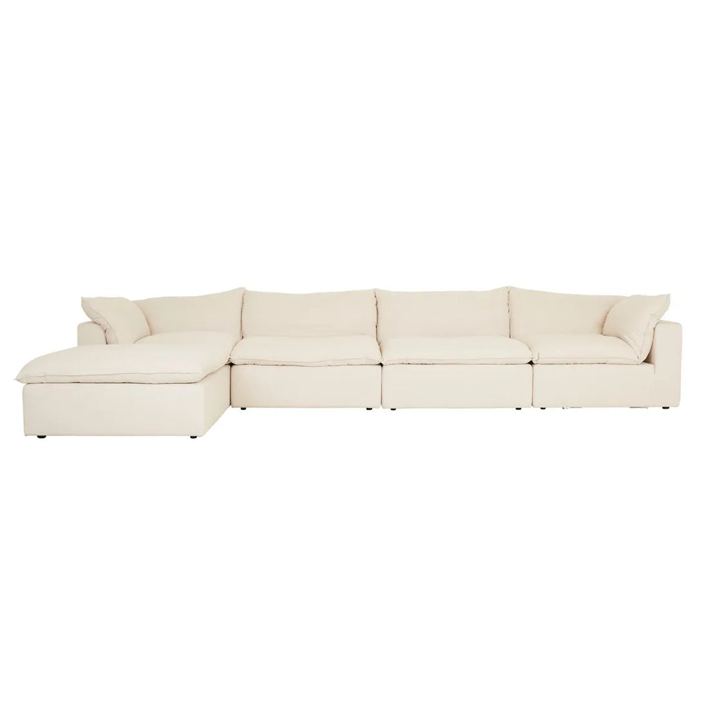 Madrid Retreat Centre Sofa Oat Linen