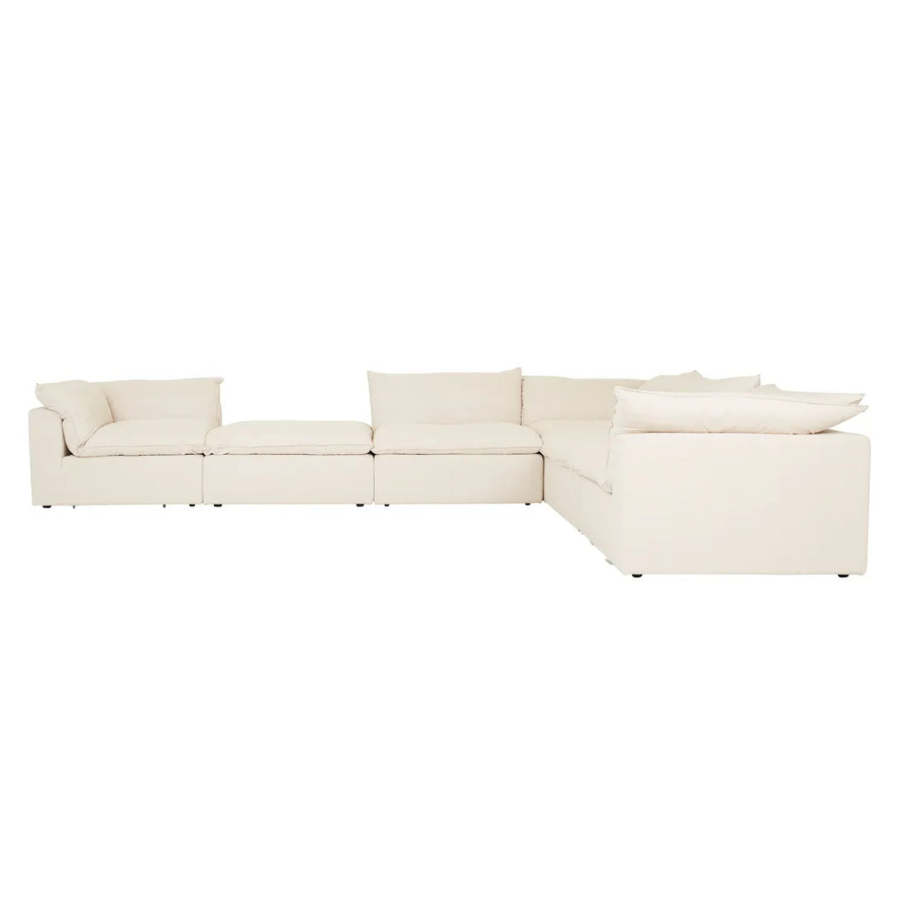 Madrid Retreat Corner Sofa Oat Linen