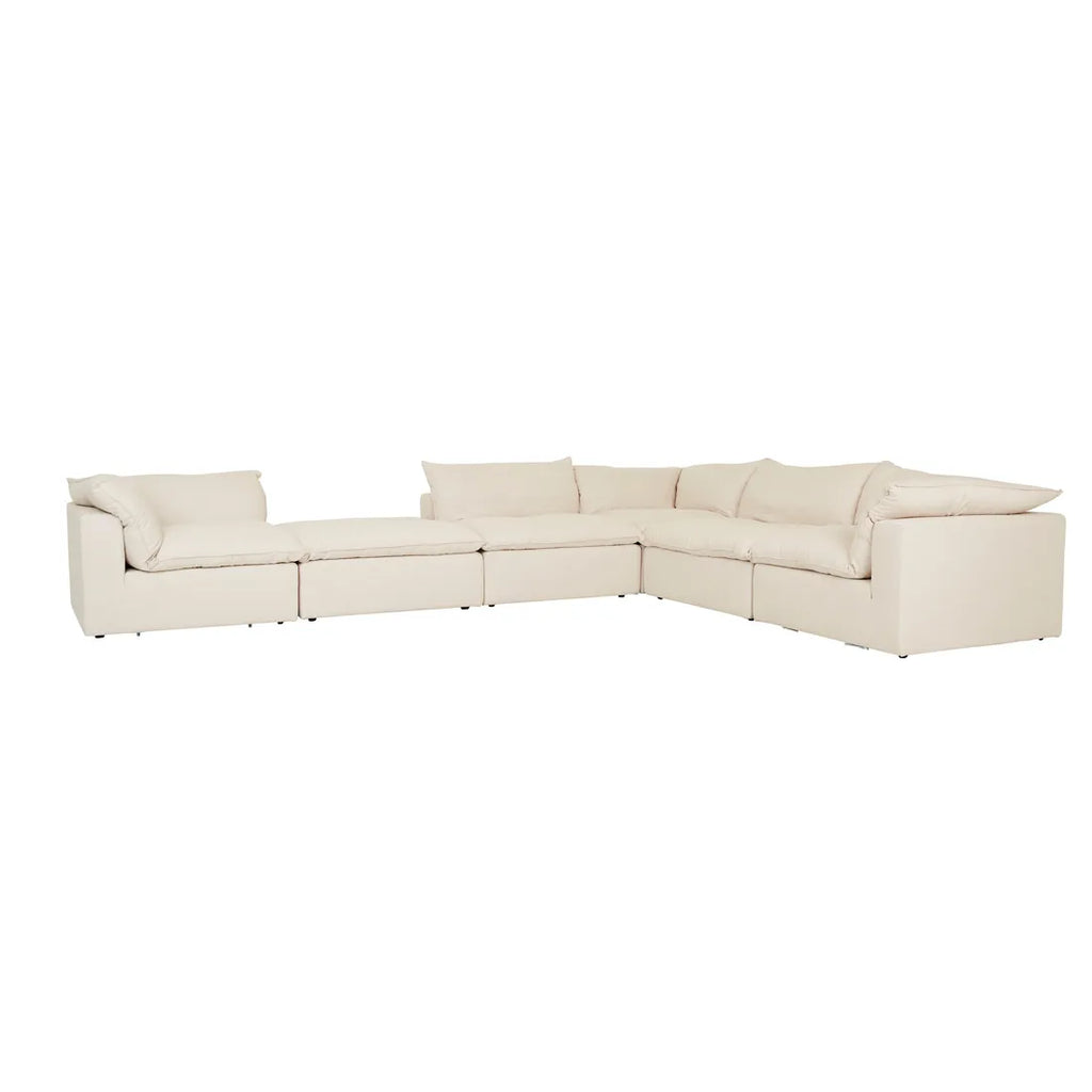 Madrid Retreat Centre Sofa Oat Linen