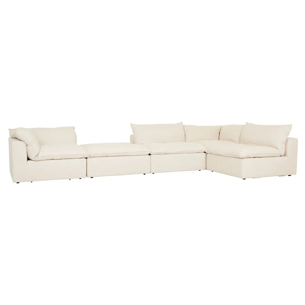 Madrid Retreat Corner Sofa Oat Linen