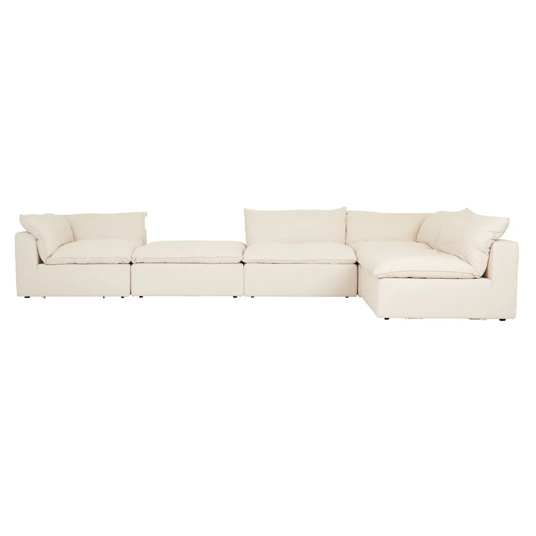 Madrid Retreat Corner Sofa Oat Linen