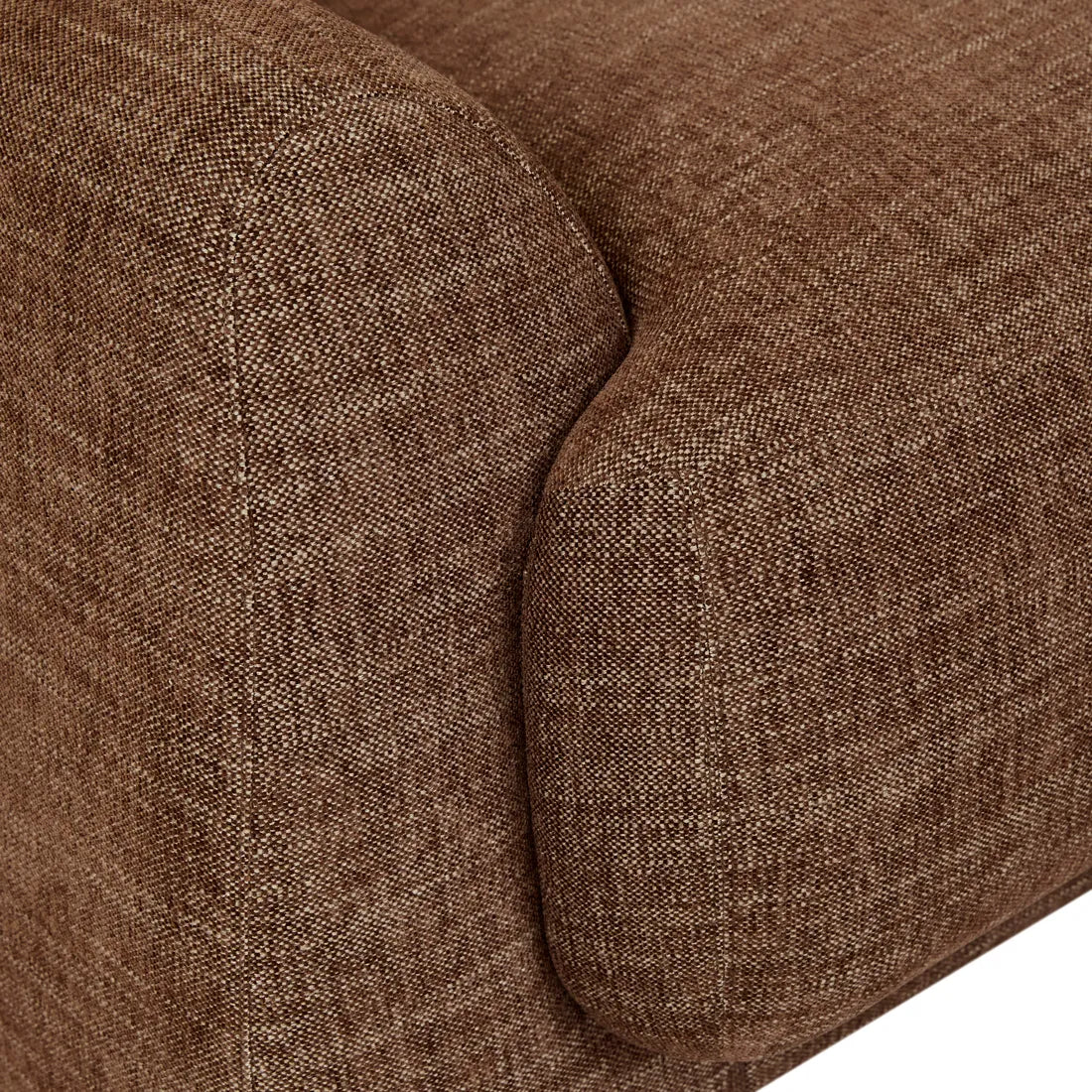 Juno Pebble Left Arm Three Seat Sofa Tawny