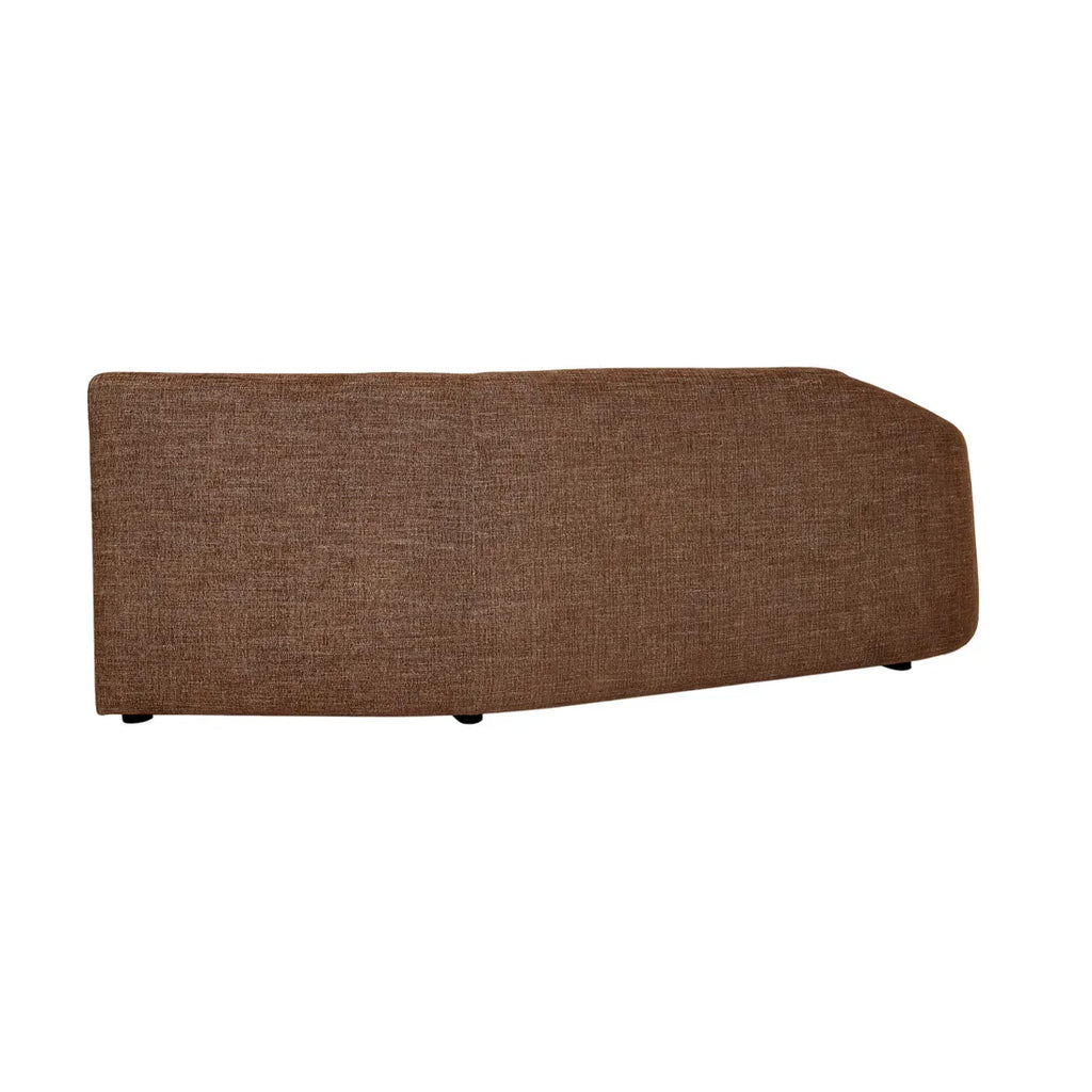 Juno Pebble Left Arm Three Seat Sofa Tawny