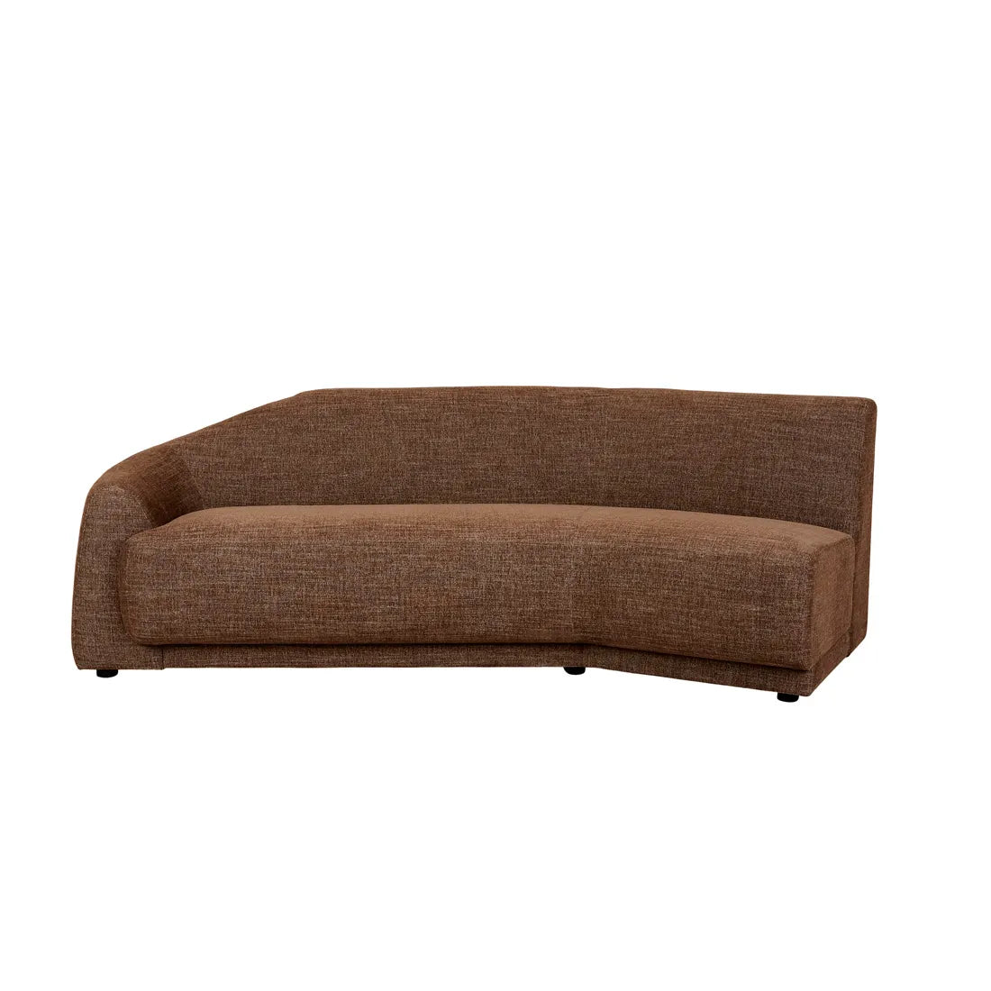Juno Pebble Left Arm Three Seat Sofa Tawny