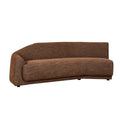 Juno Pebble Left Arm Three Seat Sofa Tawny