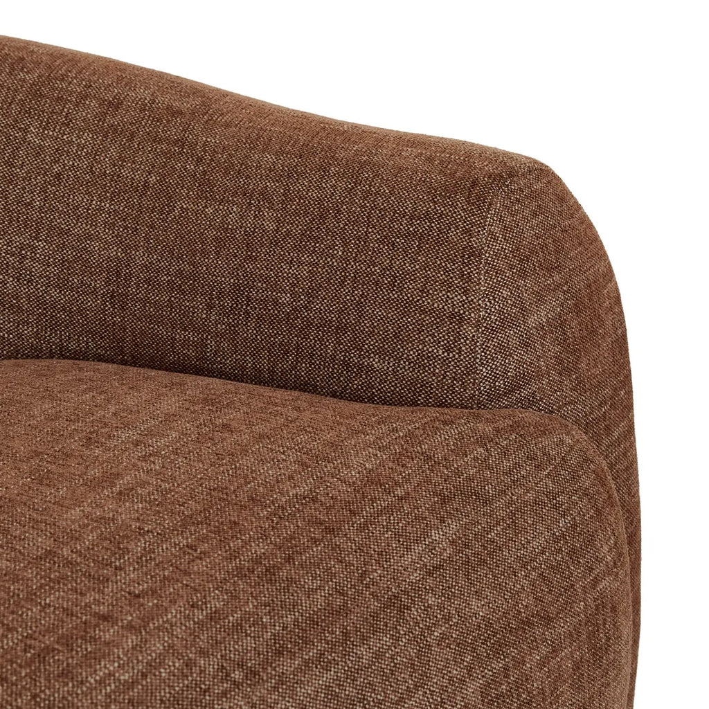 Juno Pebble Right Arm Sofa Tawny