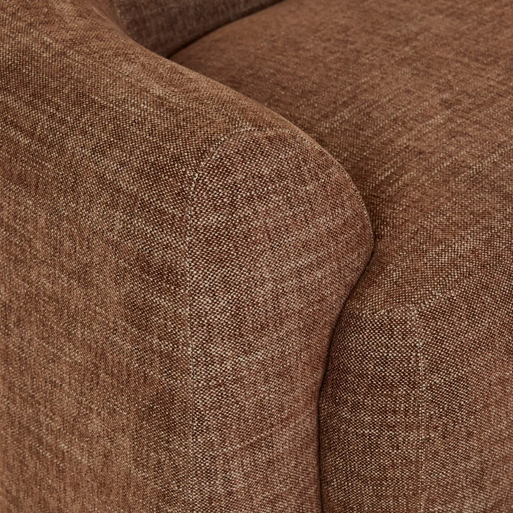 Juno Pebble Left Arm Sofa Tawny