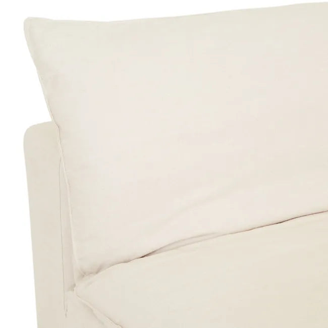 Madrid Retreat Centre Sofa Oat Linen