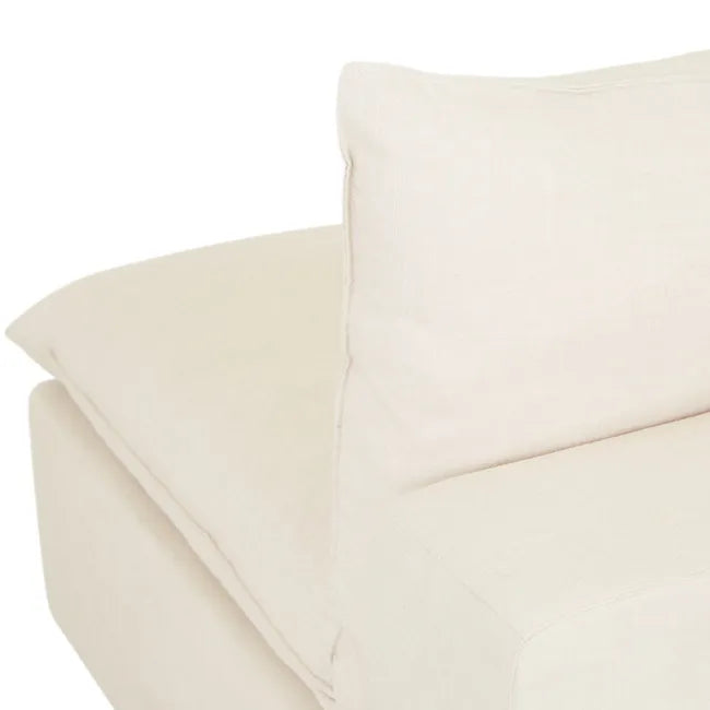 Madrid Retreat Centre Sofa Oat Linen