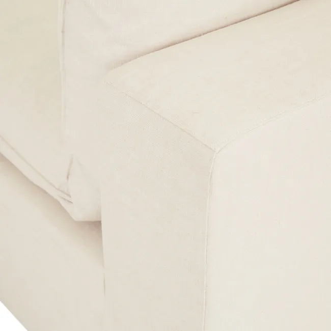 Madrid Retreat Centre Sofa Oat Linen