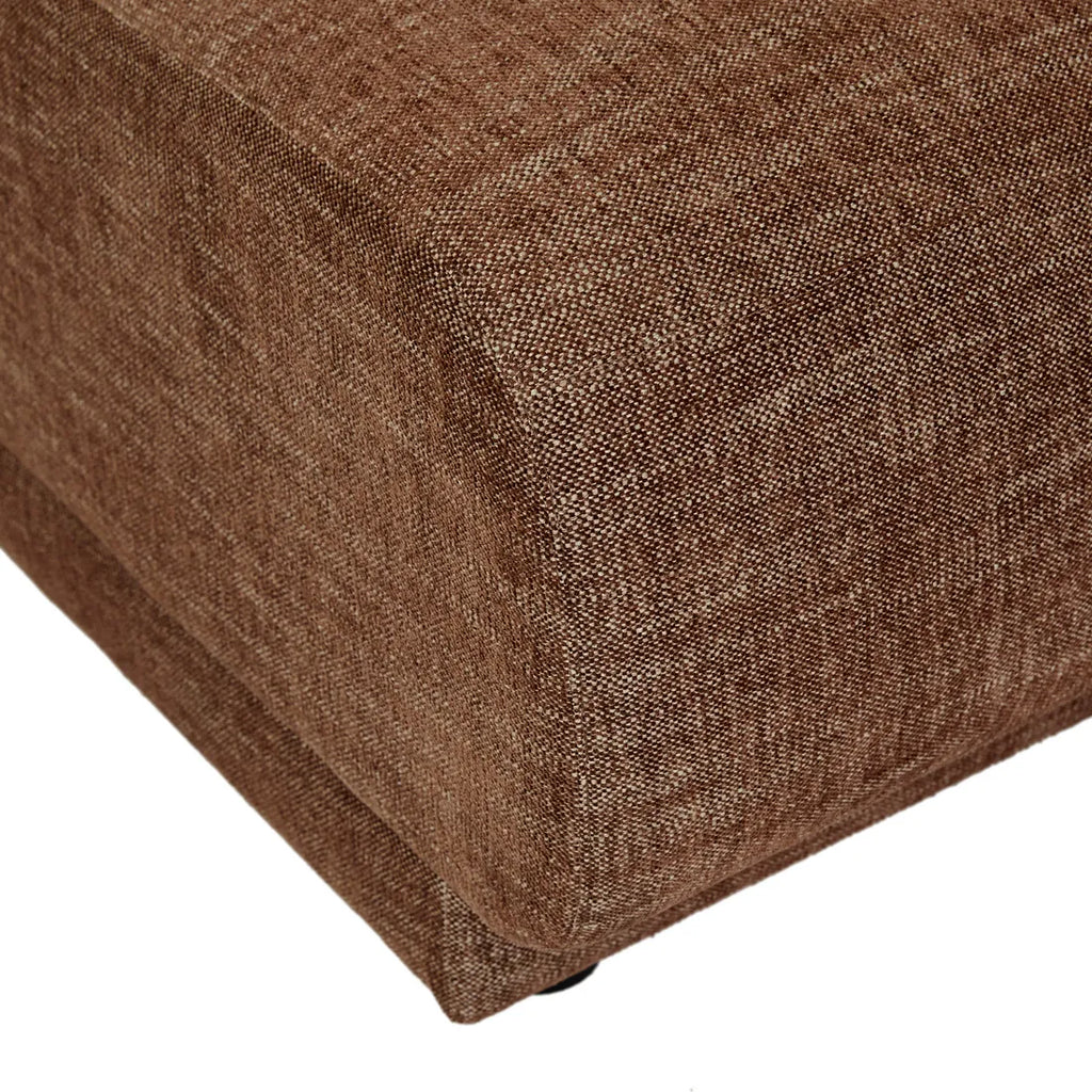 Juno Pebble Right Chaise Tawny